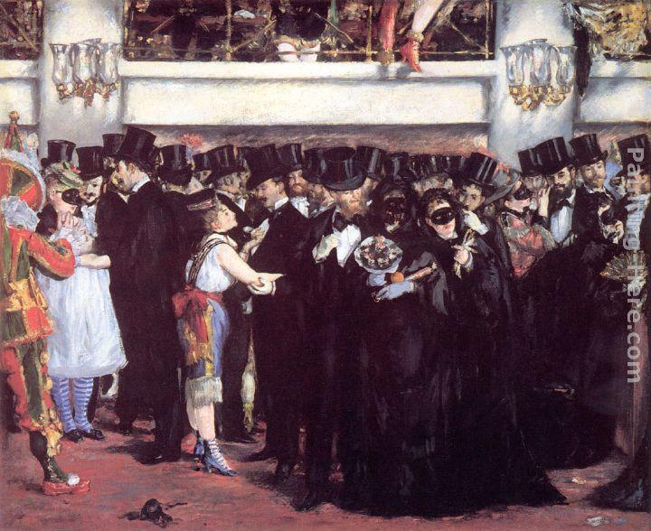 Eduard Manet Masked Ball at the Opera